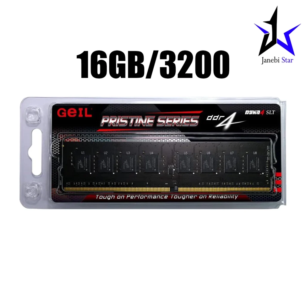 رم کامپیوتر گیل تک کاناله مدل Pristine فرکانس 3200 مگاهرتز DDR4 تایمینگ CL22 حافظه 16 گیگابایت