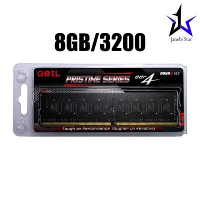 رم کامپیوتر گیل تک کاناله مدل Pristine فرکانس 3200 مگاهرتز DDR4 تایمینگ CL22 حافظه 8 گیگابایت