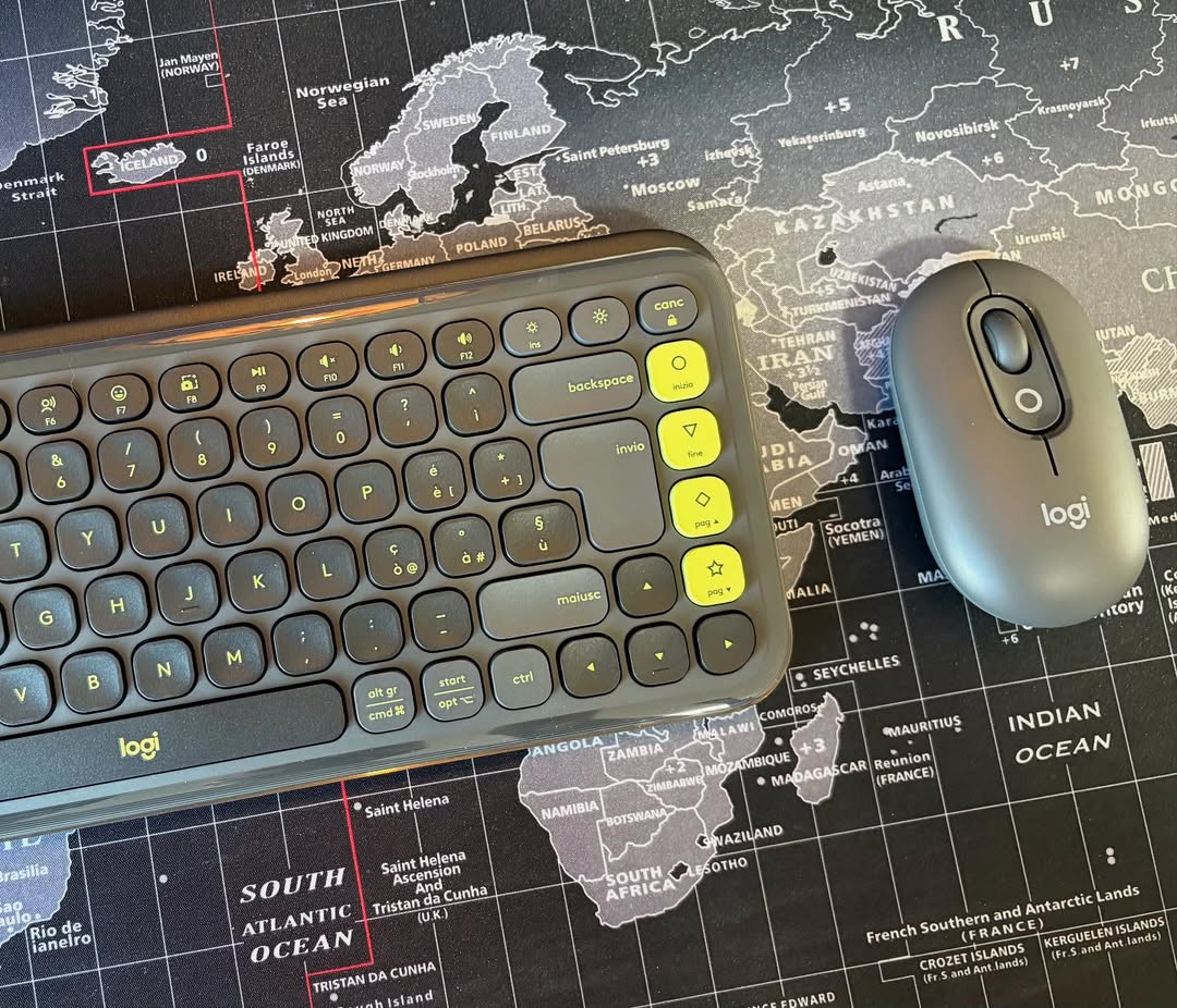 کیبورد بی‌سیم لاجیتک مدل POP KEYS مشکی