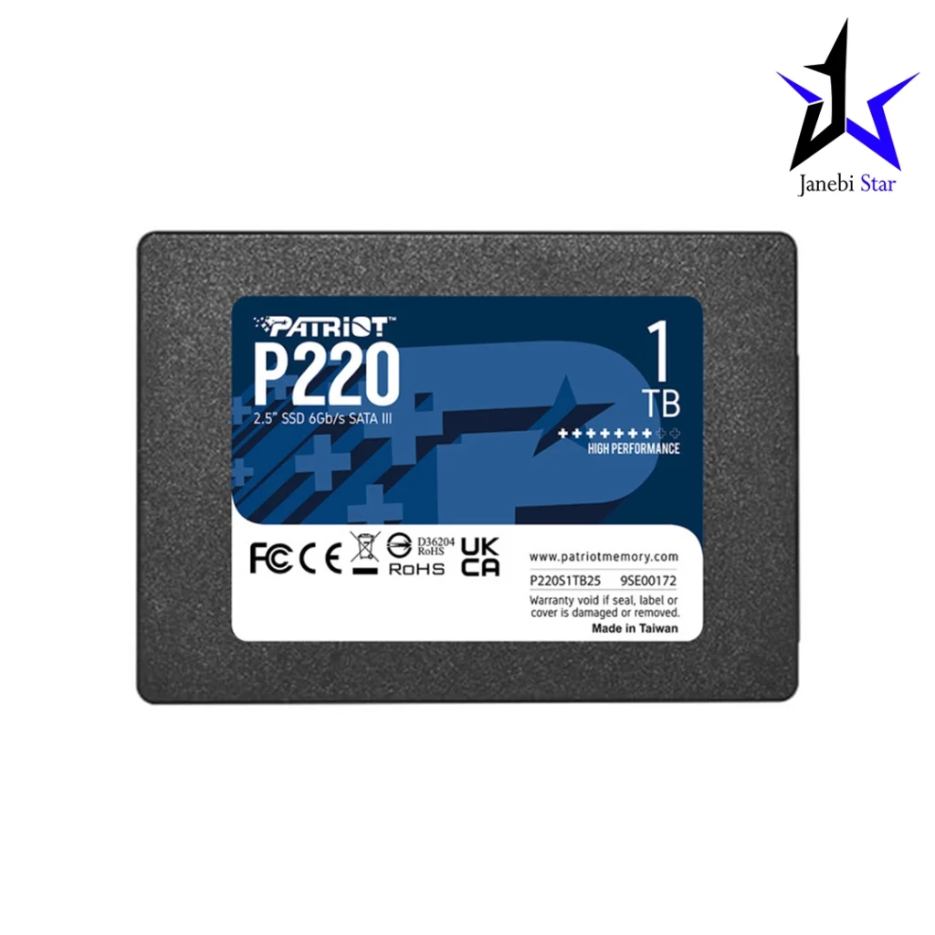 حافظه اس اس دی اینترنال پاتریوت مدل P220 ظرفیت 1 ترابایت