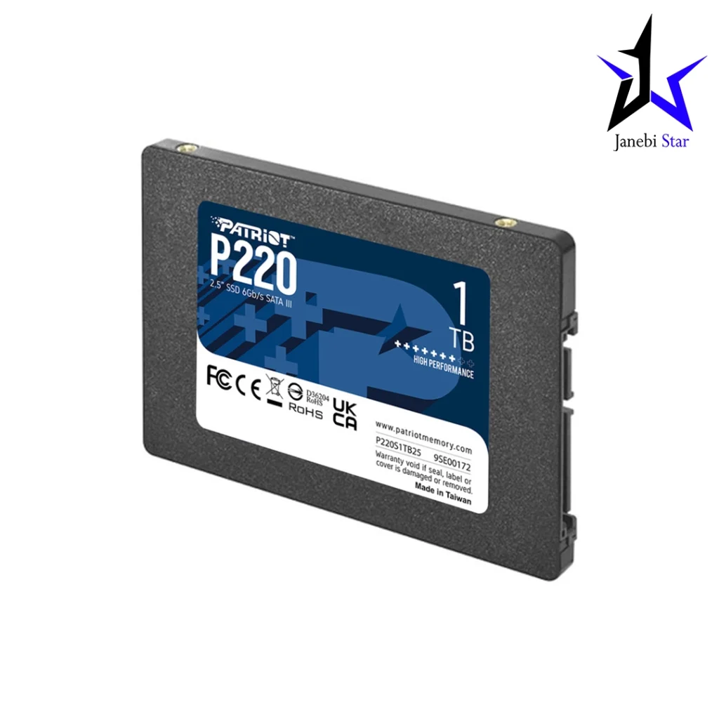 حافظه اس اس دی اینترنال پاتریوت مدل P220 ظرفیت 1 ترابایت