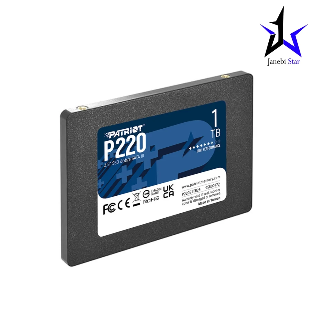 حافظه اس اس دی اینترنال پاتریوت مدل P220 ظرفیت 1 ترابایت