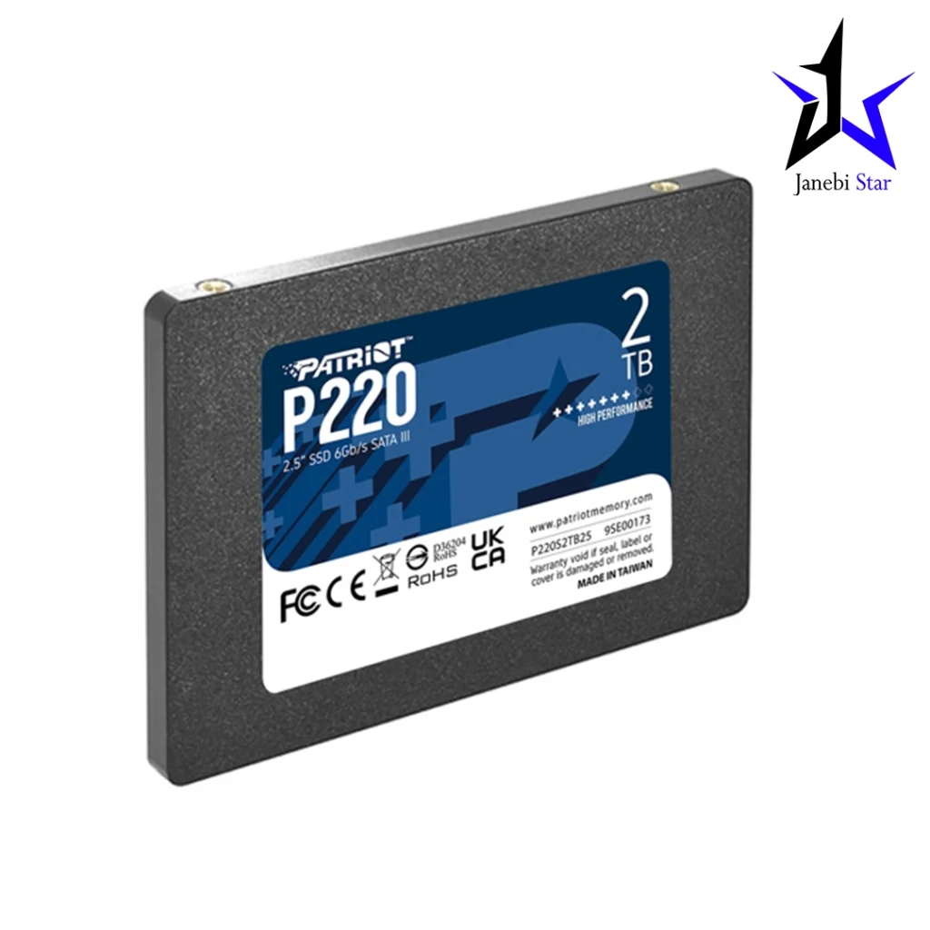 حافظه اس اس دی اینترنال پاتریوت مدل P220 ظرفیت 2 ترابایت