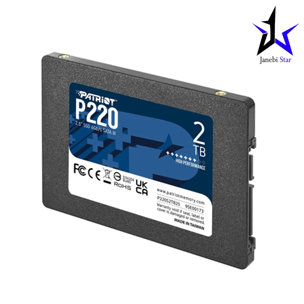 حافظه اس اس دی اینترنال پاتریوت مدل P220 ظرفیت 2 ترابایت