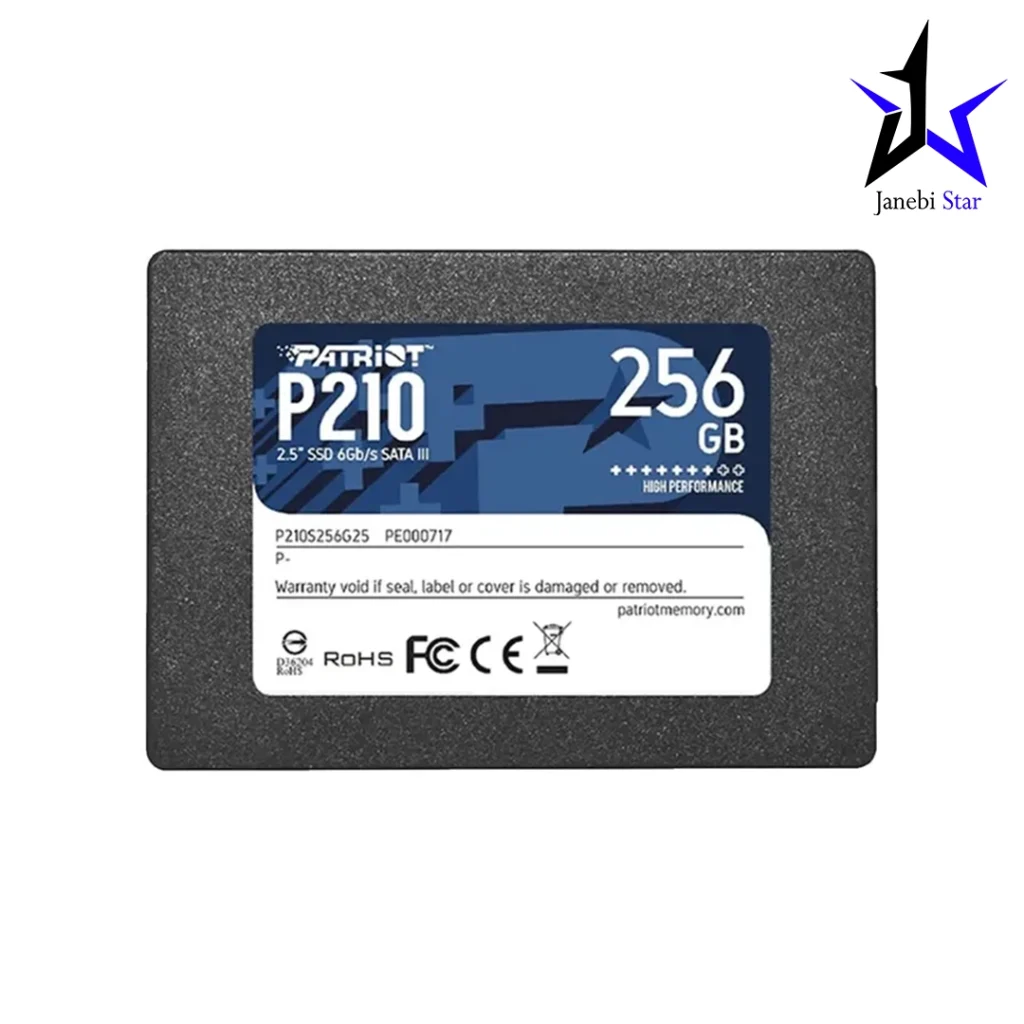 حافظه اس اس دی اینترنال پتریوت P210 ظرفیت 256 گیگابایت