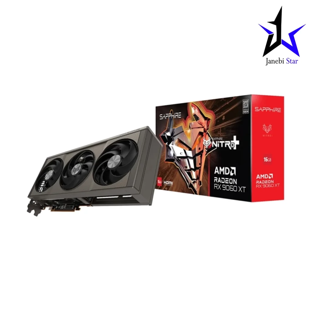 کارت گرافیک سافایر مدل NITRO+ AMD Radeon RX 9060 XT OC Edition 16GB