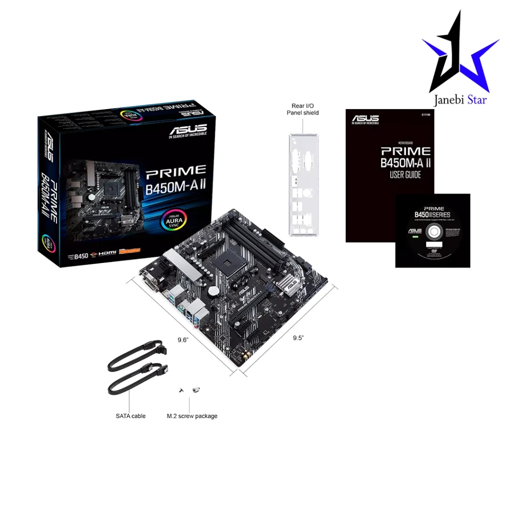 مادربرد ایسوس مدل PRIME B450M-A II DDR4