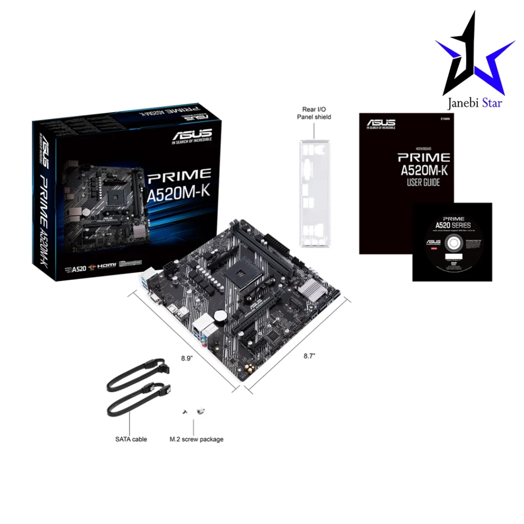 مادربرد ایسوس PRIME A520M-K DDR4