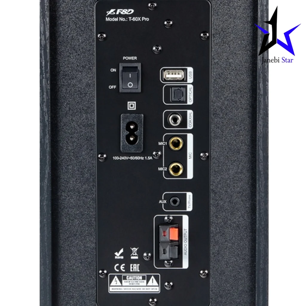 اسپیکر ایستاده بلوتوثی فندا مدل F&D T60X Pro
