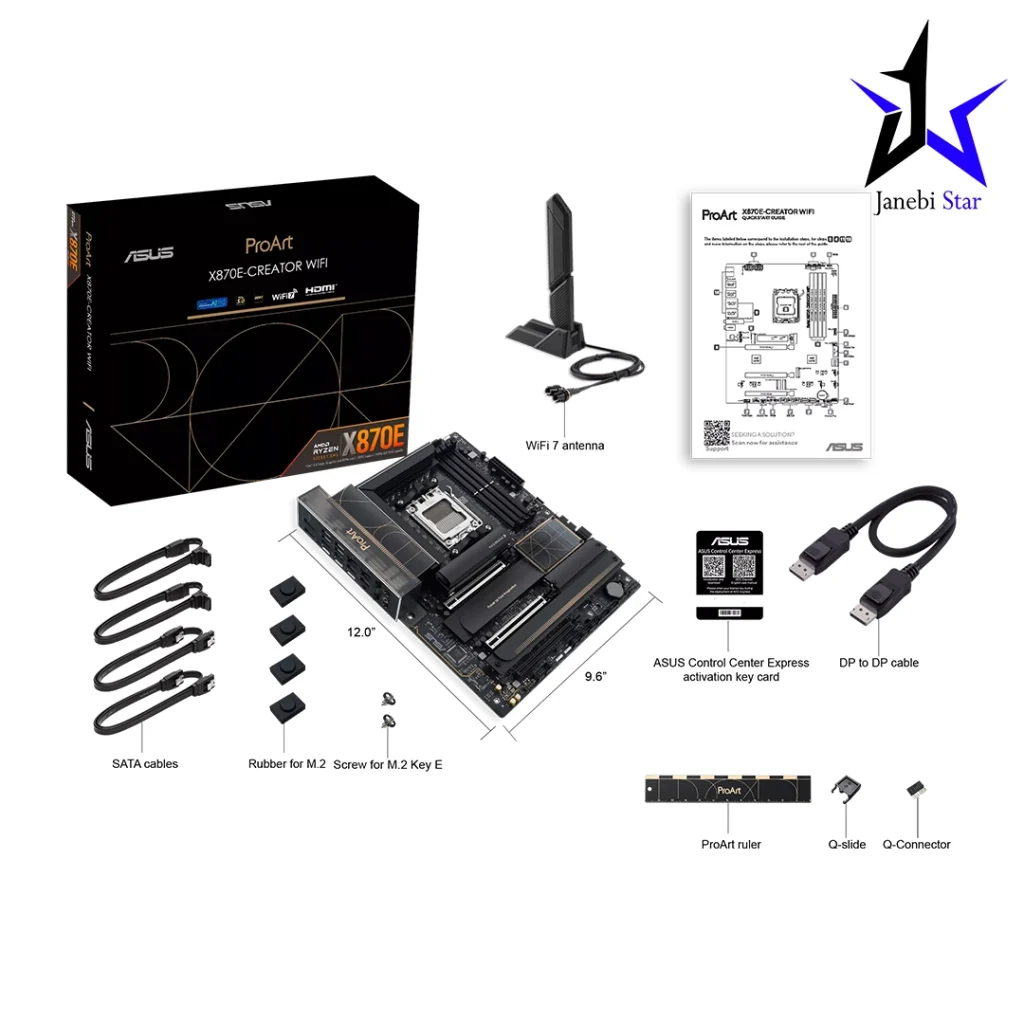 مادربرد ایسوس مدل ProArt X870E CREATOR WiFi DDR5
