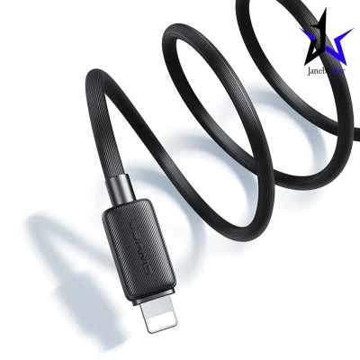 کابل شارژ USB-A to Lightning یوسمز مدل US-SJ699 با طول 3 متر