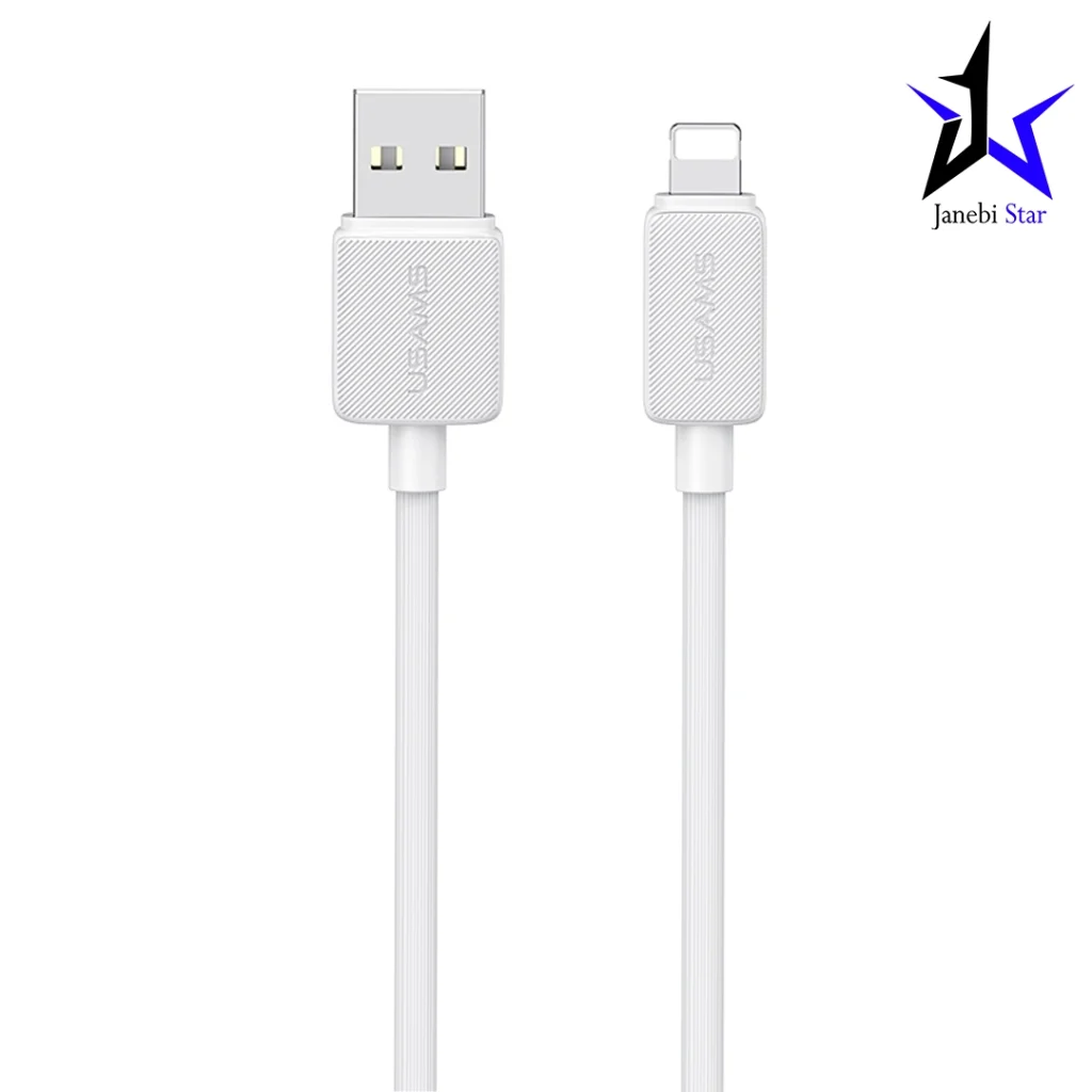 کابل شارژ USB-A to Lightning یوسمز مدل US-SJ699 با طول 3 متر