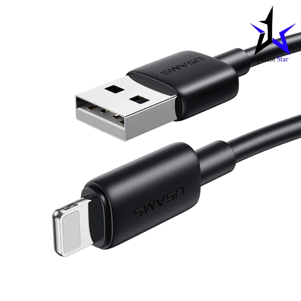 کابل شارژ USB-A to Lightning یوسمز مدل US-SJ709 با طول 1 متر