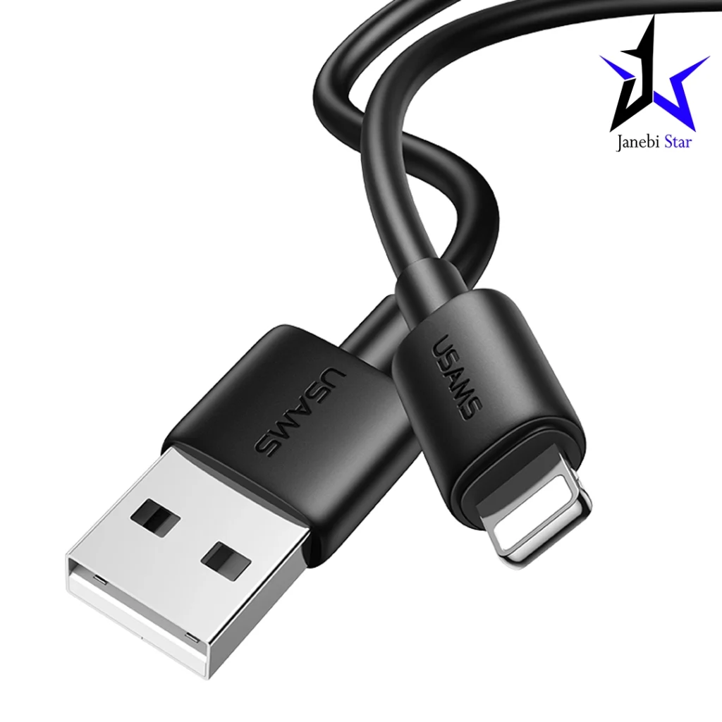کابل شارژ USB-A to Lightning یوسمز مدل US-SJ709 با طول 1 متر