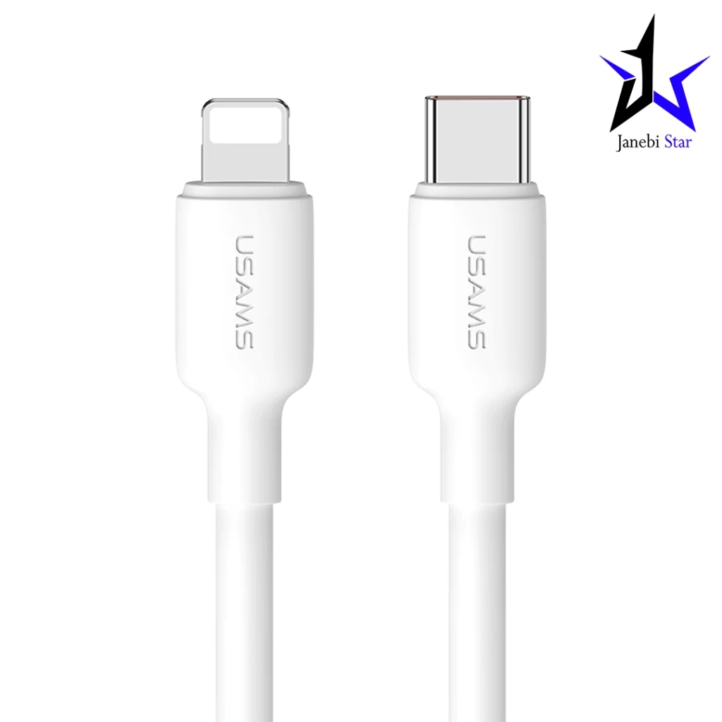 کابل شارژ TYPE-C to Lightning یوسمز مدل US-SJ612 با طول 3 متر