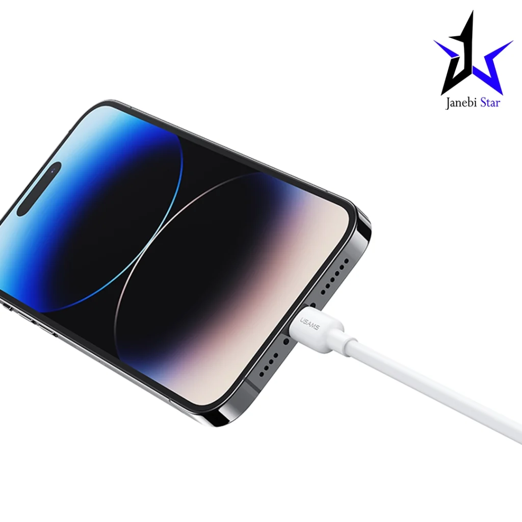 کابل شارژ TYPE-C to Lightning یوسمز مدل US-SJ612 با طول 3 متر