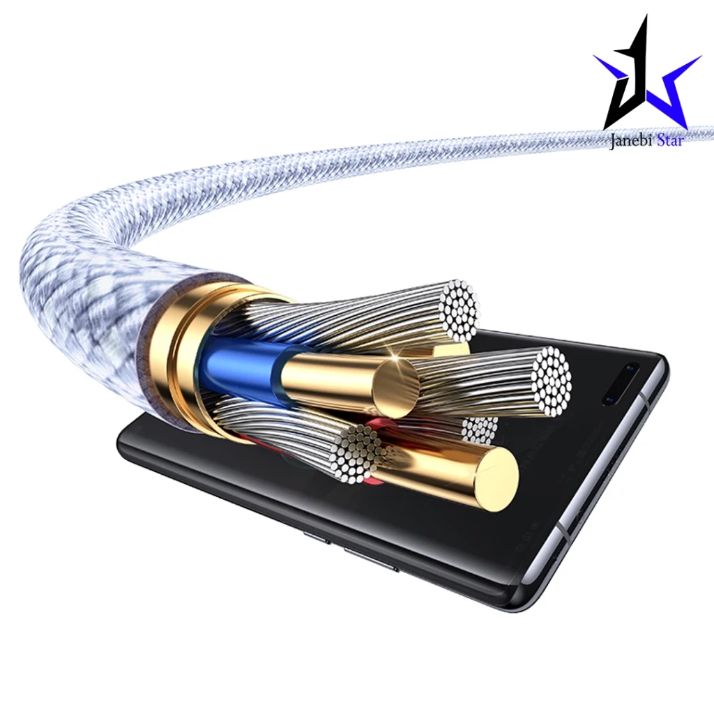 کابل شارژ دوسر تایپ سی Usams SJ656 60W