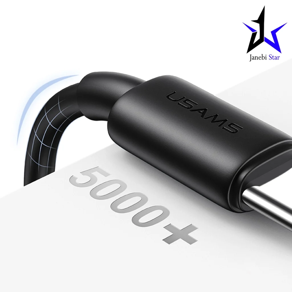 کابل شارژ USB-C to USB-C یوسمز مدل US-SJ711 با طول 1 متر توان 60 وات