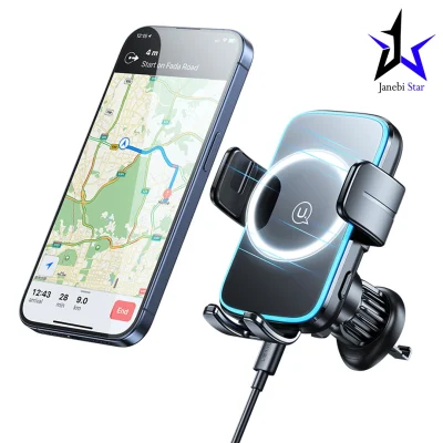پایه نگهدارنده و شارژر بی سیم یوسمز مدل CD230 توان ۱۵ وات