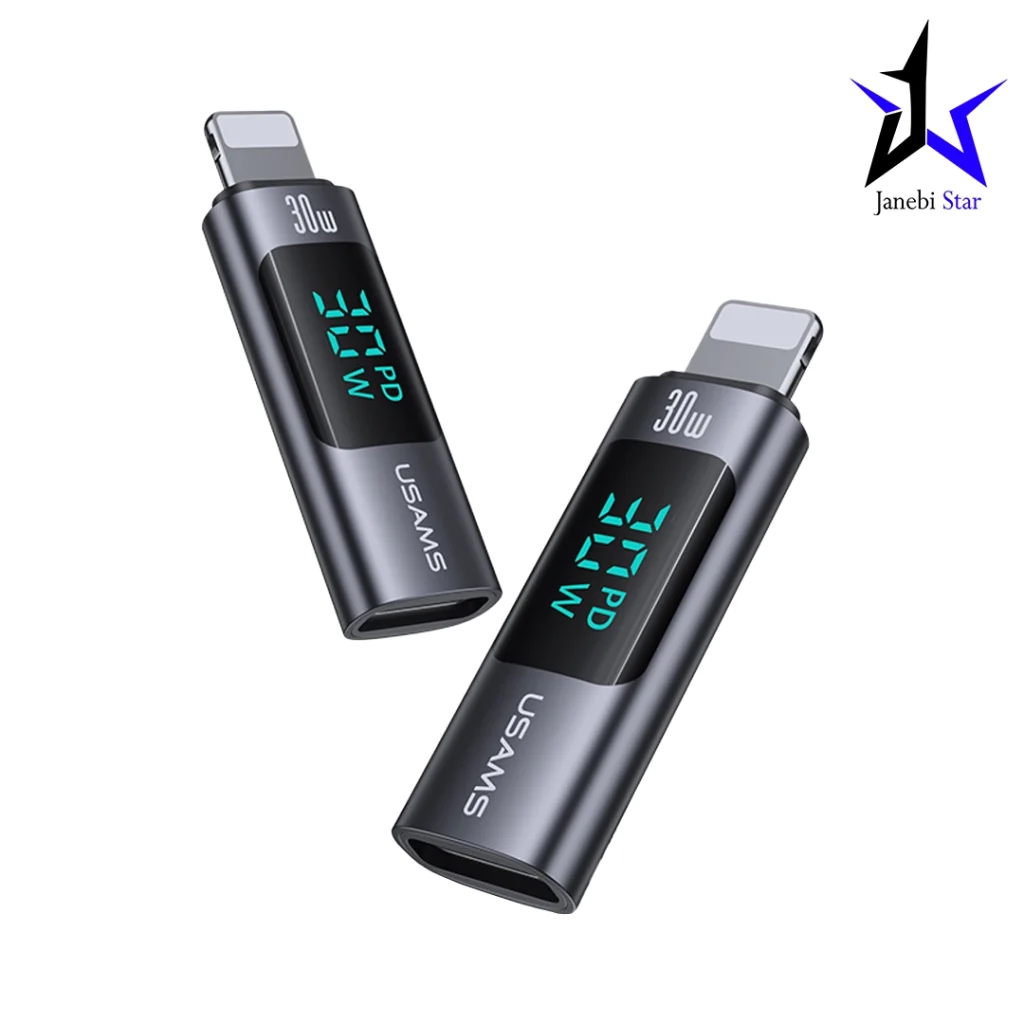 مبدل Type-C به Lightning یوسمز مدل US-SJ681 توان ۳۰ وات