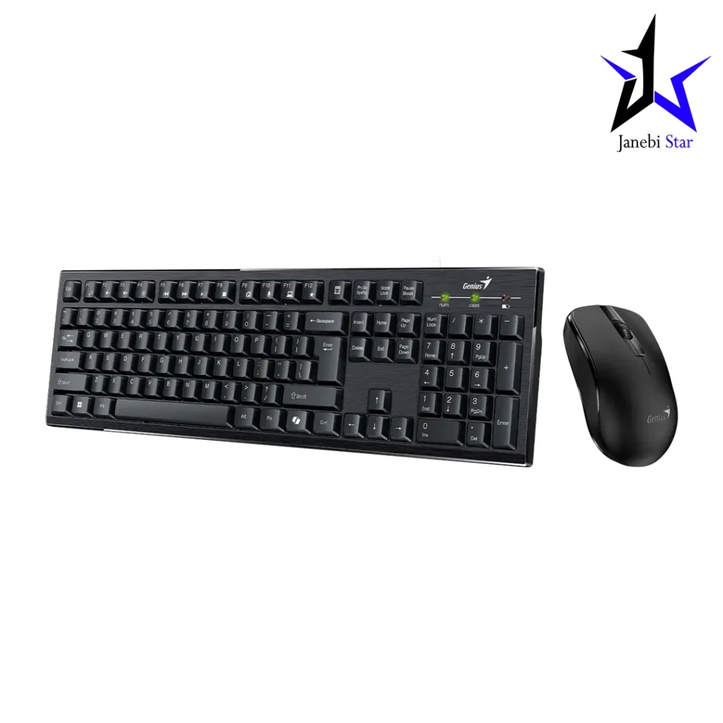 کیبورد و ماوس بی سیم جنیوس مدل KM-8101