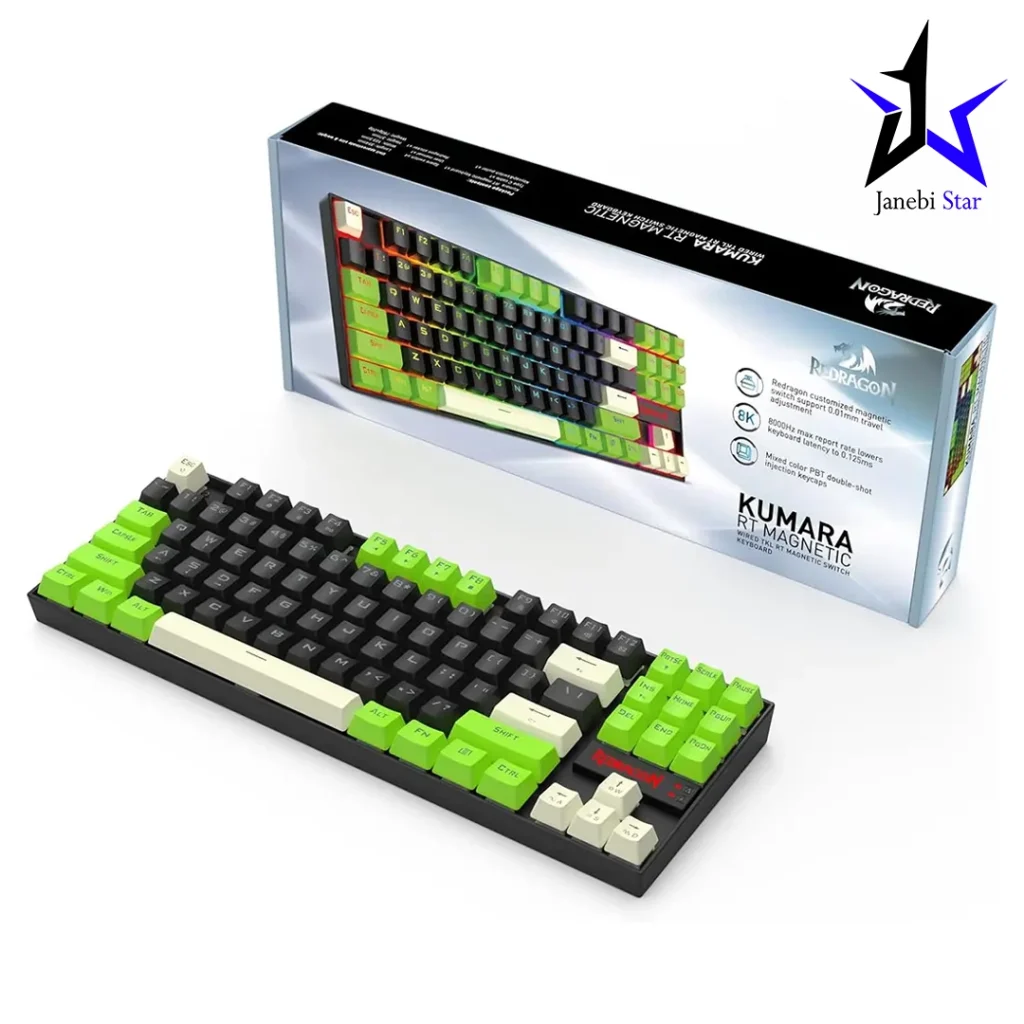 کیبورد ردراگون گیمینگ با سیم مدل Kumara K552BGC-M