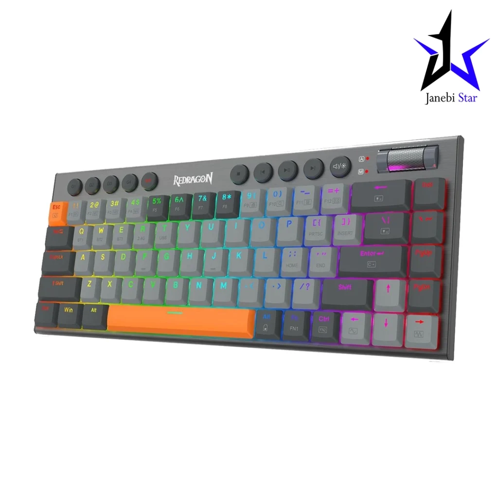کیبورد بی سیم مکانیکال گیمینگ ردراگون مدل HORUS K609 GG Pro