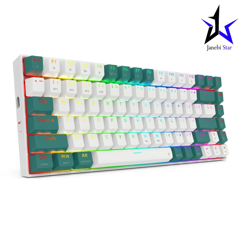 کیبورد بی سیم مکانیکال گیمینگ ردراگون مدل K678 WG Pro