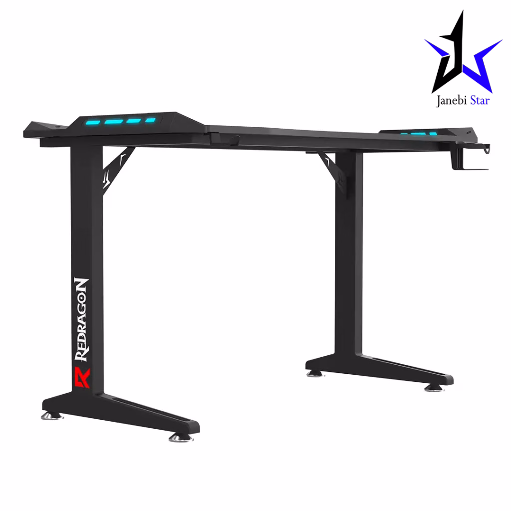 میز گیمینگ ردراگون GD-3101BK 140cm LED