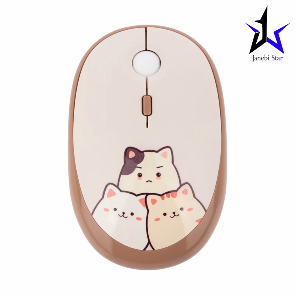 کیبورد و ماوس بی‌سیم مافی مدل MOFii Silly Cat