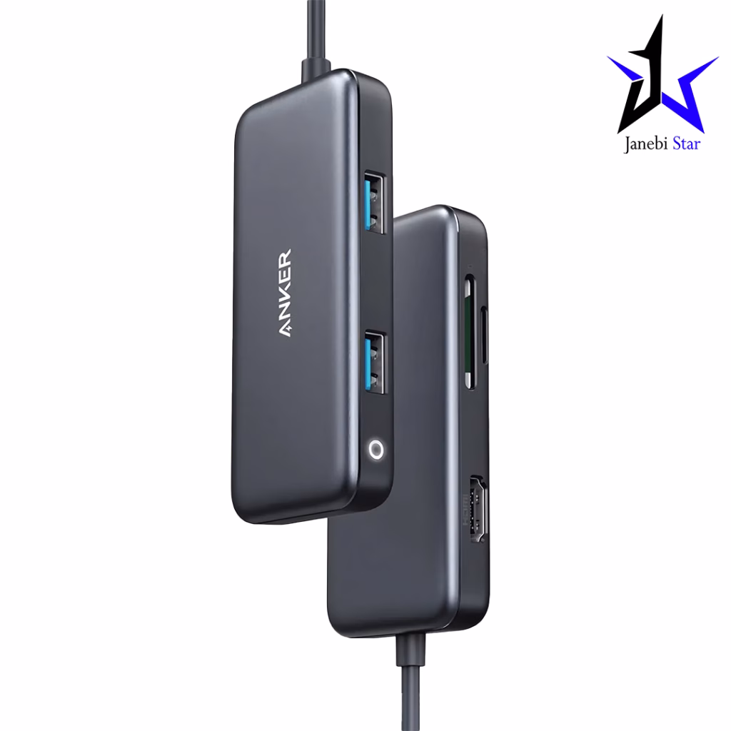 هاب USB-C انکر مدل Anker 5-in-1 USB-C Adapter