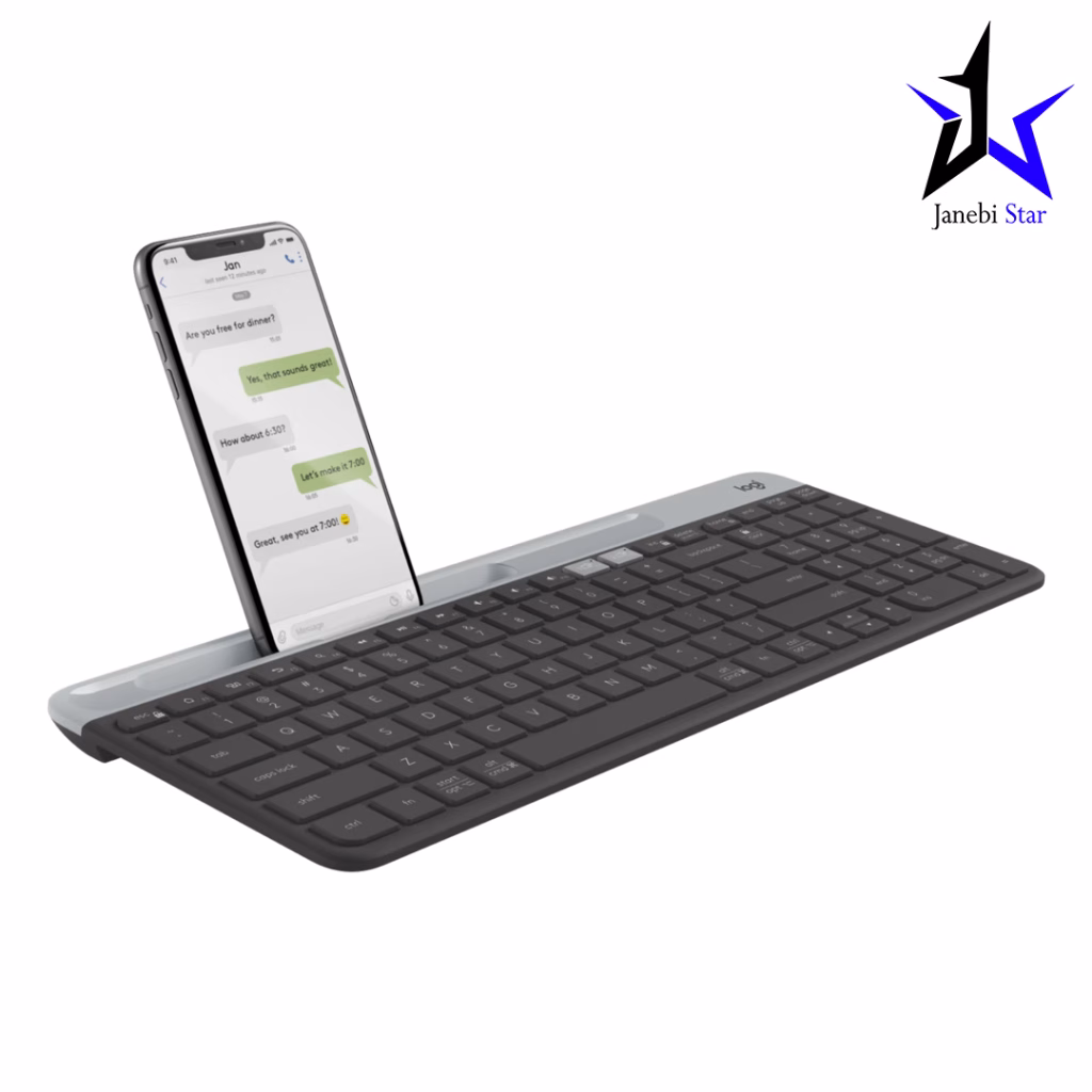 کیبورد بی‌سیم لاجیتک مدل Logitech K580 Graphite