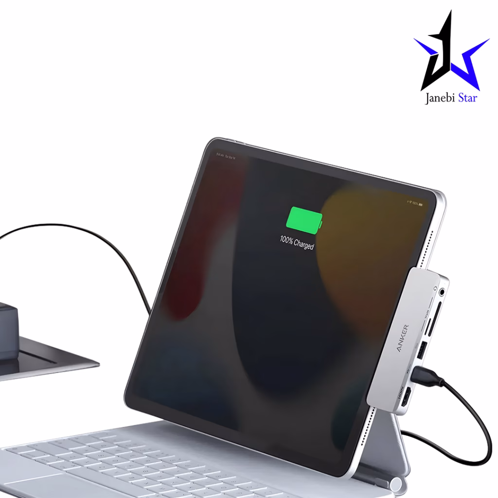 هاب USB-C انکر مدل Anker 541 USB-C Hub (6-in-1) for iPad