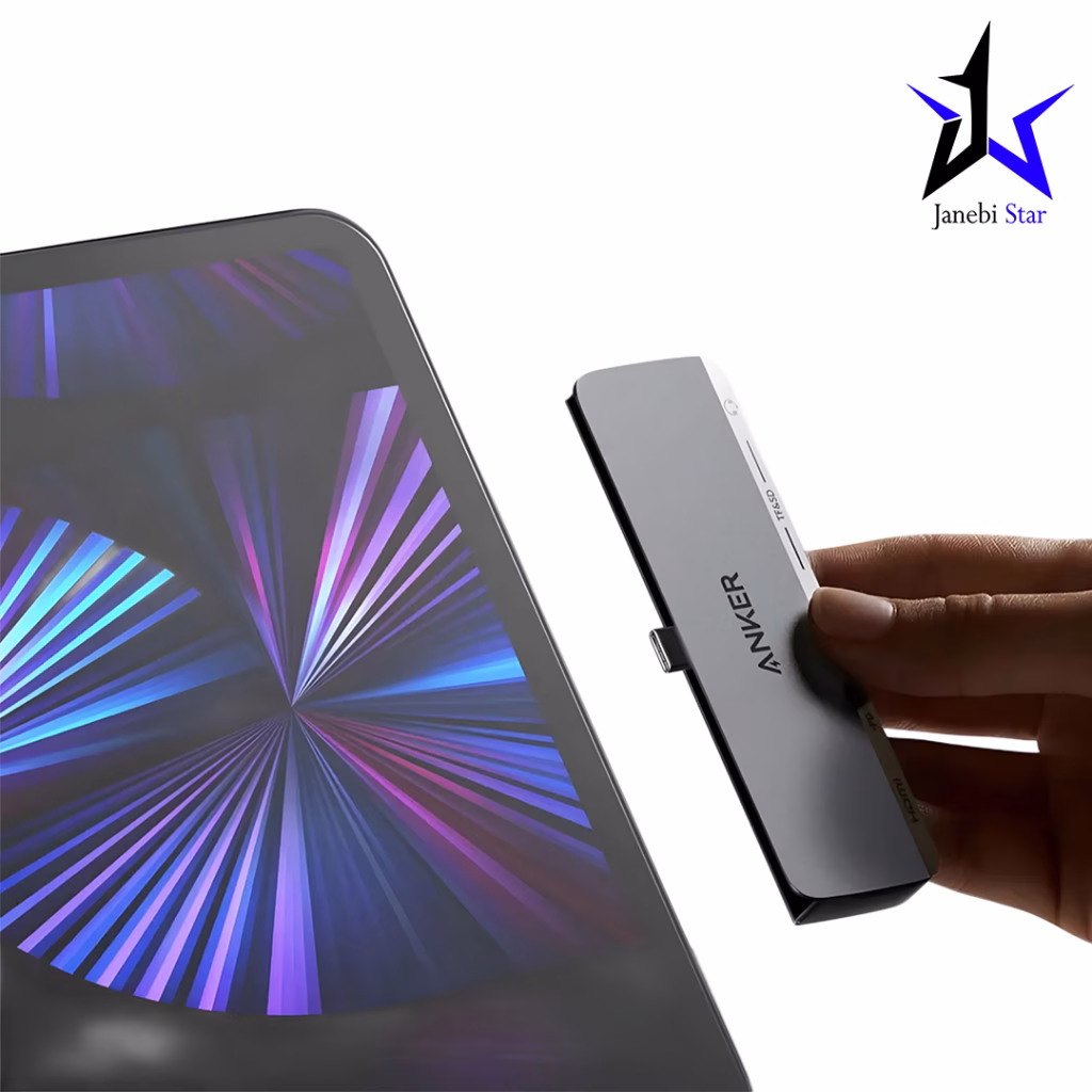 هاب USB-C انکر مدل Anker 541 USB-C Hub (6-in-1) for iPad