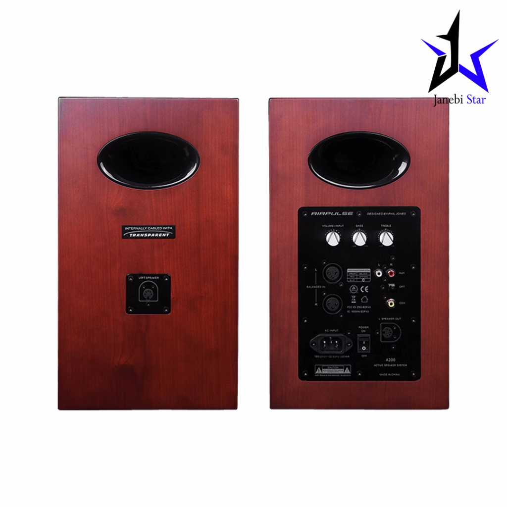 اسپیکر ادیفایر مدل Edifier Air Pulse Cherry Wood A200 Brown