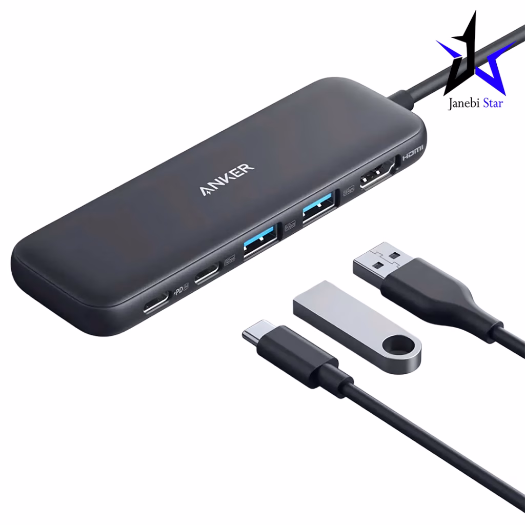 هاب USB-C انکر مدل Anker 332 5-in-1 Hub