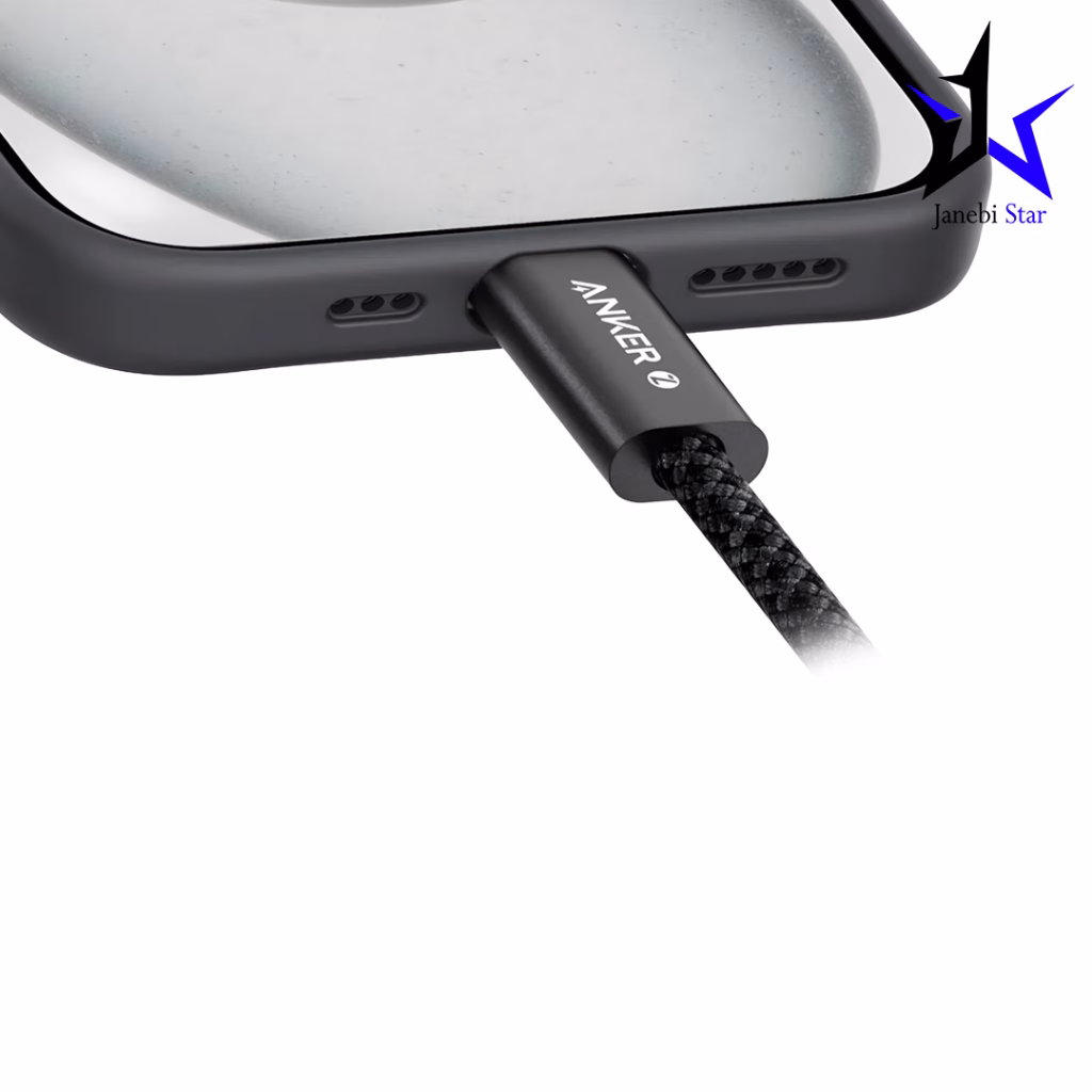کابل USB-C به USB-C انکر مدل Anker Zolo Braided 240W طول 1 متر