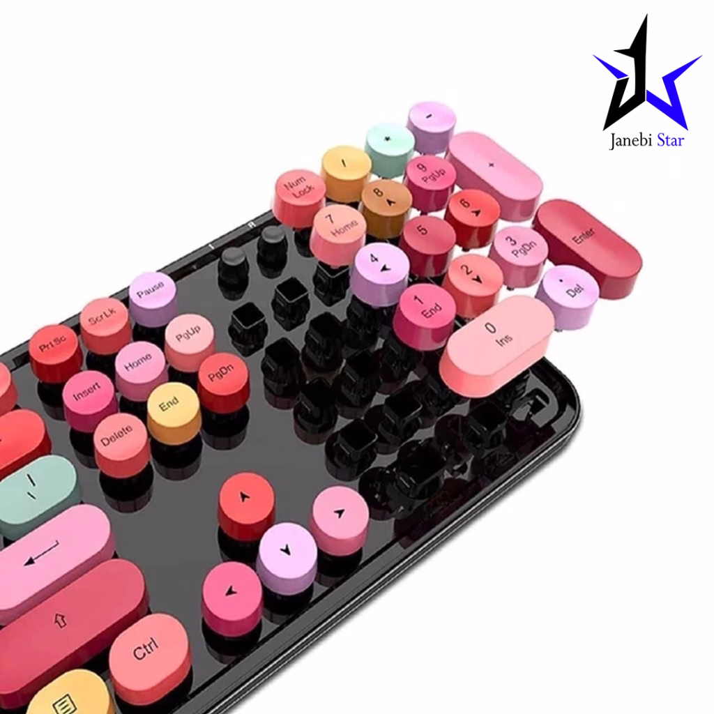 کیبورد و ماوس بی‌سیم مافی مدل MOFii Sweet Colorful