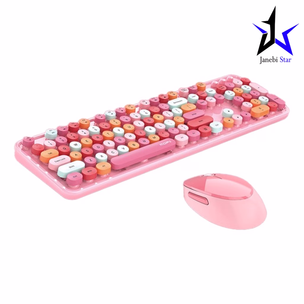 کیبورد و ماوس بی‌سیم مافی مدل MOFii Sweet Colorful