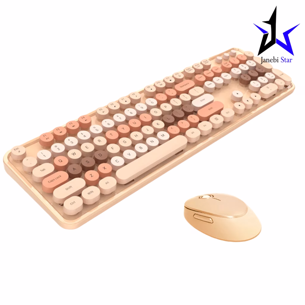 کیبورد و ماوس بی‌سیم مافی مدل MOFii Sweet Colorful
