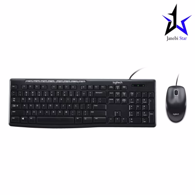 کیبورد و ماوس باسیم لاجیتک مدل MK200