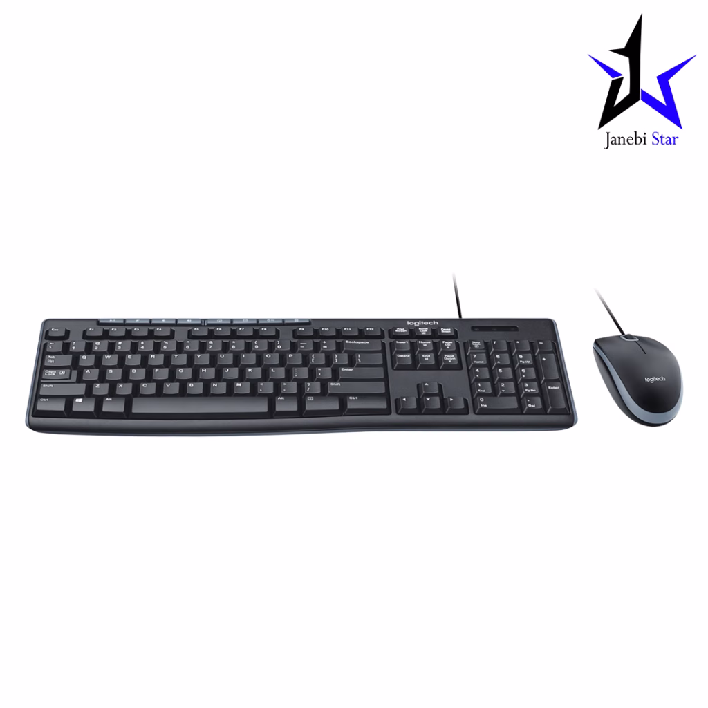 کیبورد و ماوس باسیم لاجیتک مدل MK200