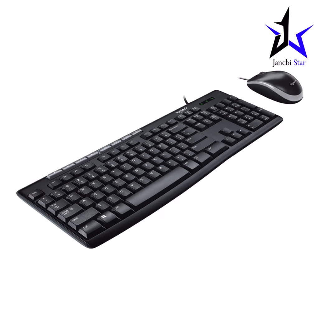 کیبورد و ماوس باسیم لاجیتک مدل MK200