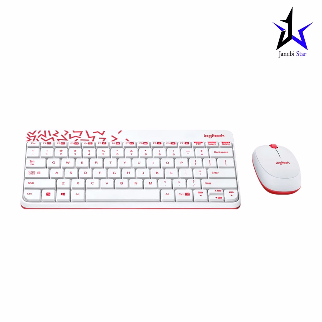 کیبورد بی‌سیم لاجیتک مدل Mk240 Nano به همراه ماوس بی‌سیم