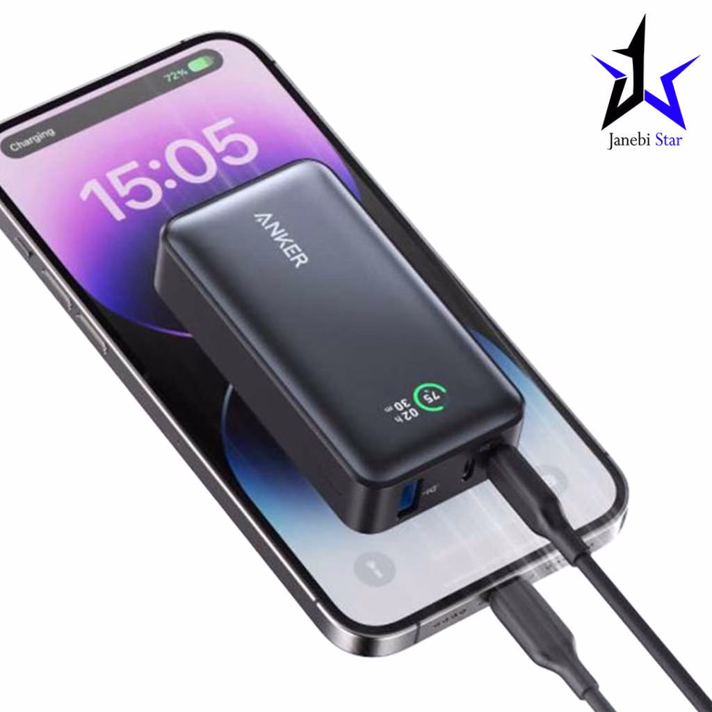 پاوربانک انکر مدل A1256 ظرفیت 10000 میلی‌آمپر ساعت