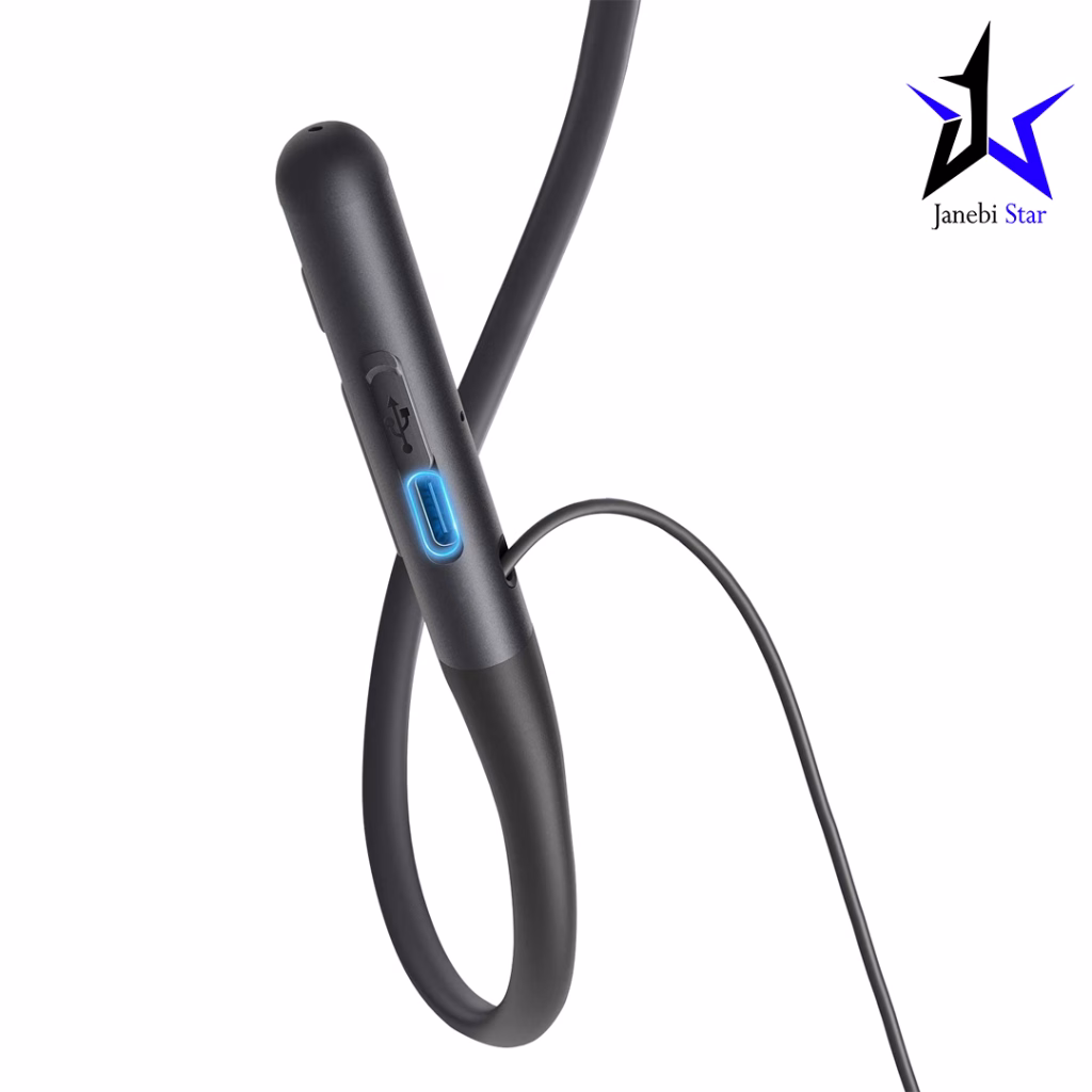 هندزفری بلوتوثی گردنی انکر مدل Anker Soundcore Life U2i Wireless Earphones Black Upgraded