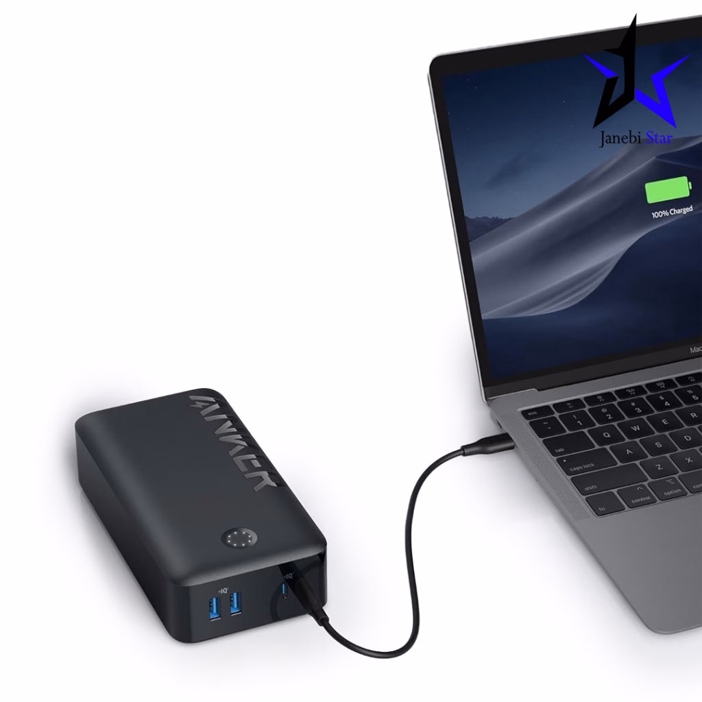 پاوربانک انکر مدل A1377 ظرفیت ۴۰۰۰۰ میلی آمپر ساعت