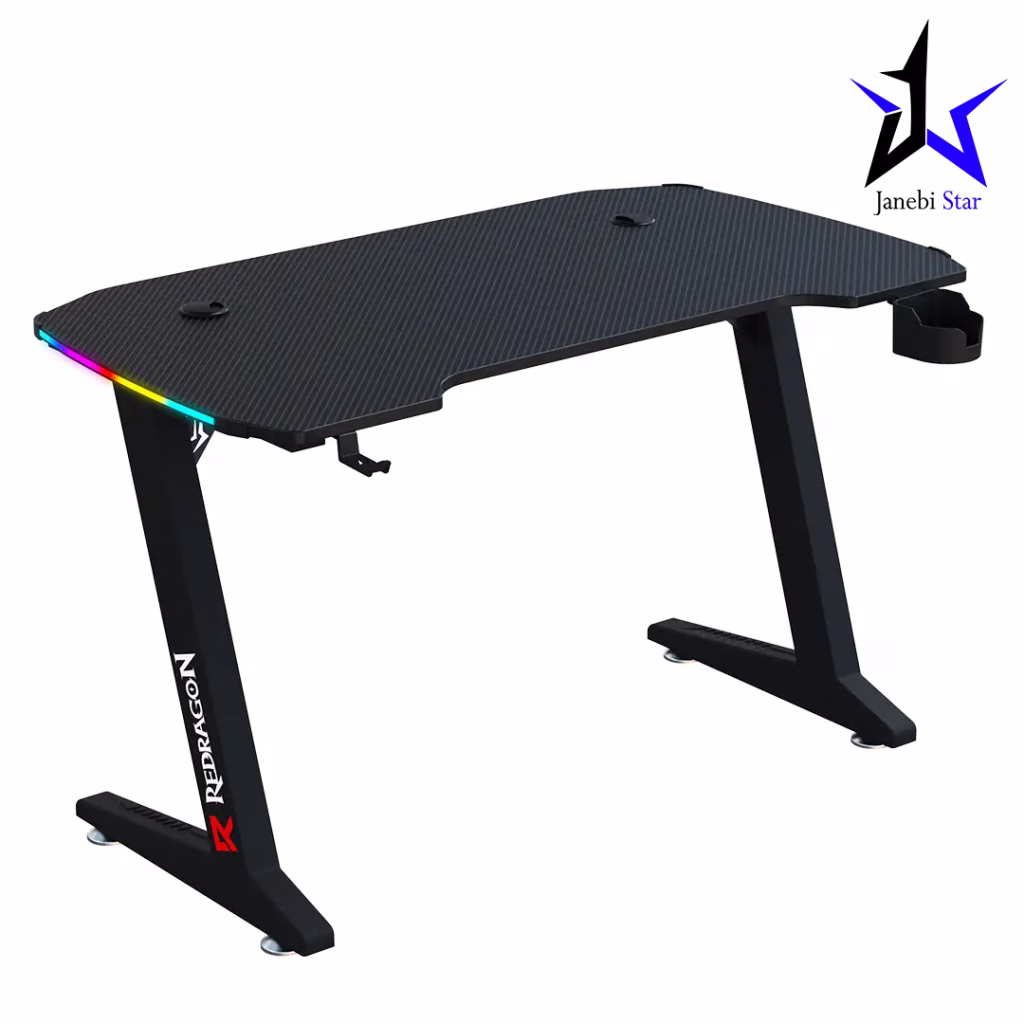میز گیمینگ ردراگون GD-3111BK 140cm RGB