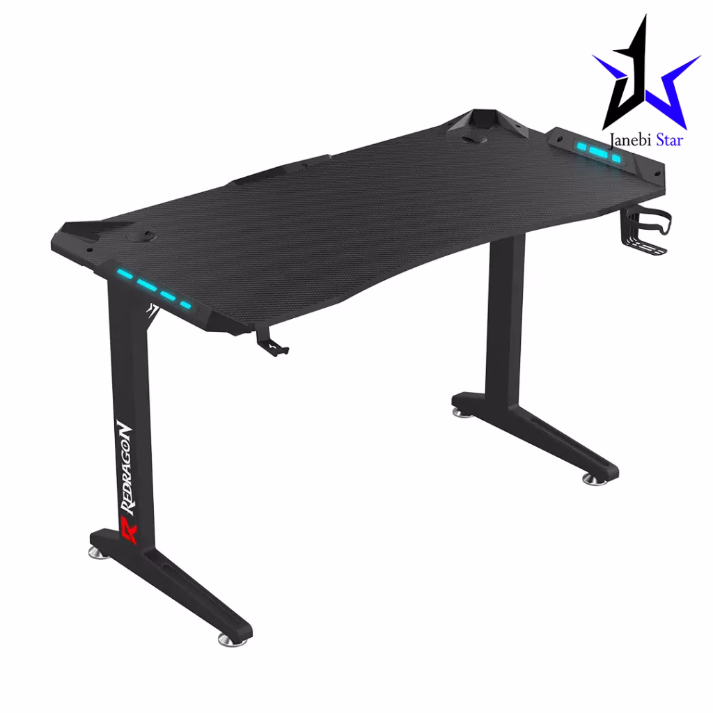 میز گیمینگ ردراگون GD-3101BK 140cm LED