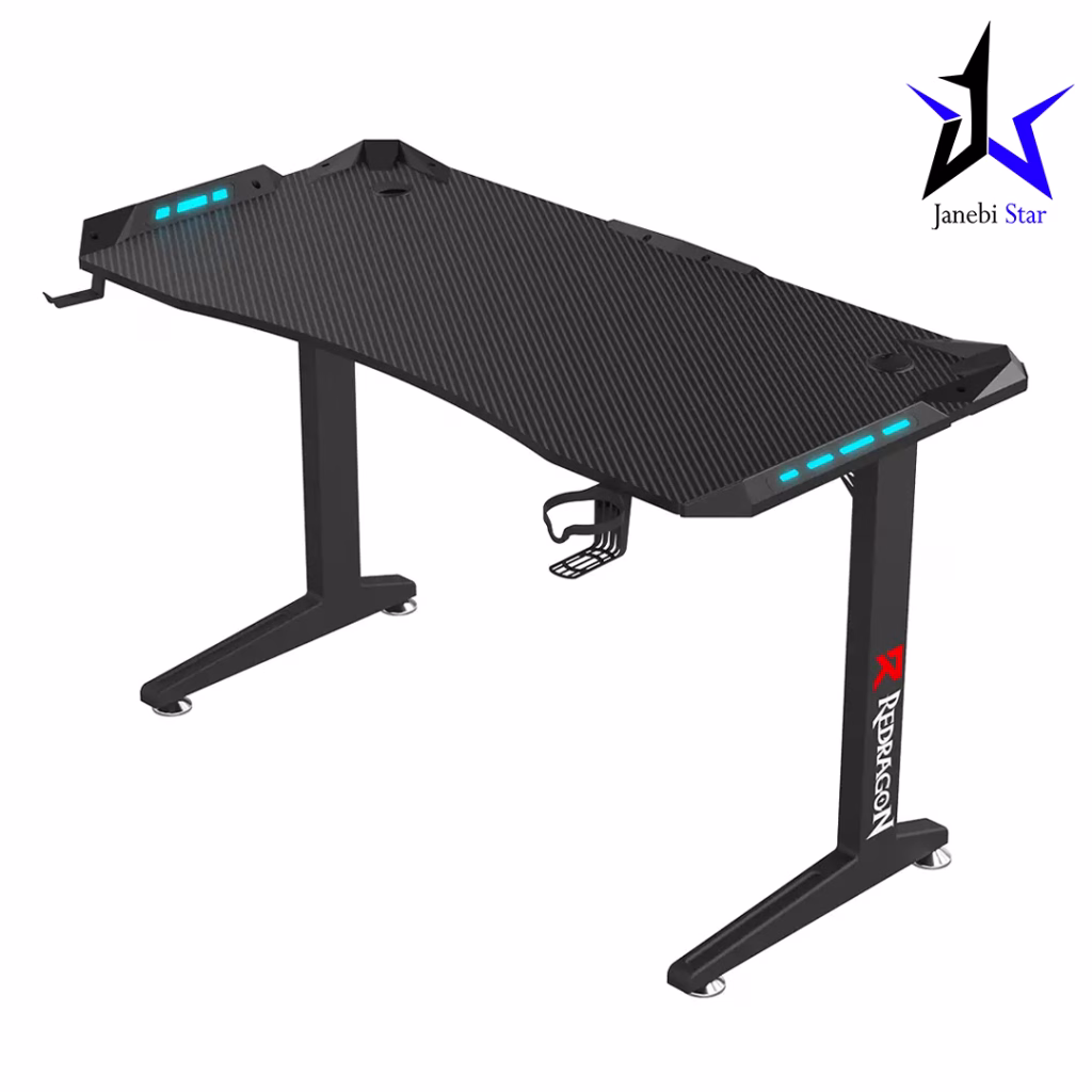 میز گیمینگ ردراگون GD-3101BK 140cm LED